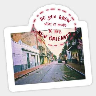 Miss New Orleans Sticker